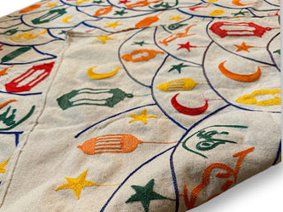 Tischdecke– Vielseitige Stoffdecke mit Ramadan Muster