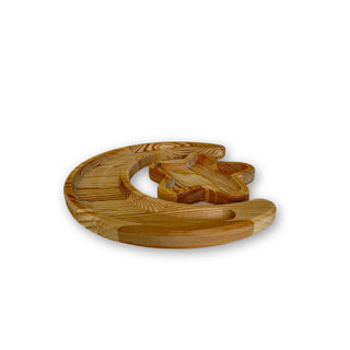Wooden decorative bowl