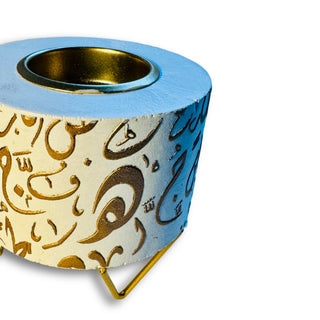 Arabic calligraphy wooden candle: elegance and tradition