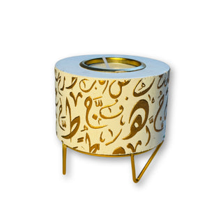 Arabic calligraphy wooden candle: elegance and tradition