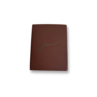 Personalized A6 faux leather notebook - comfort and style