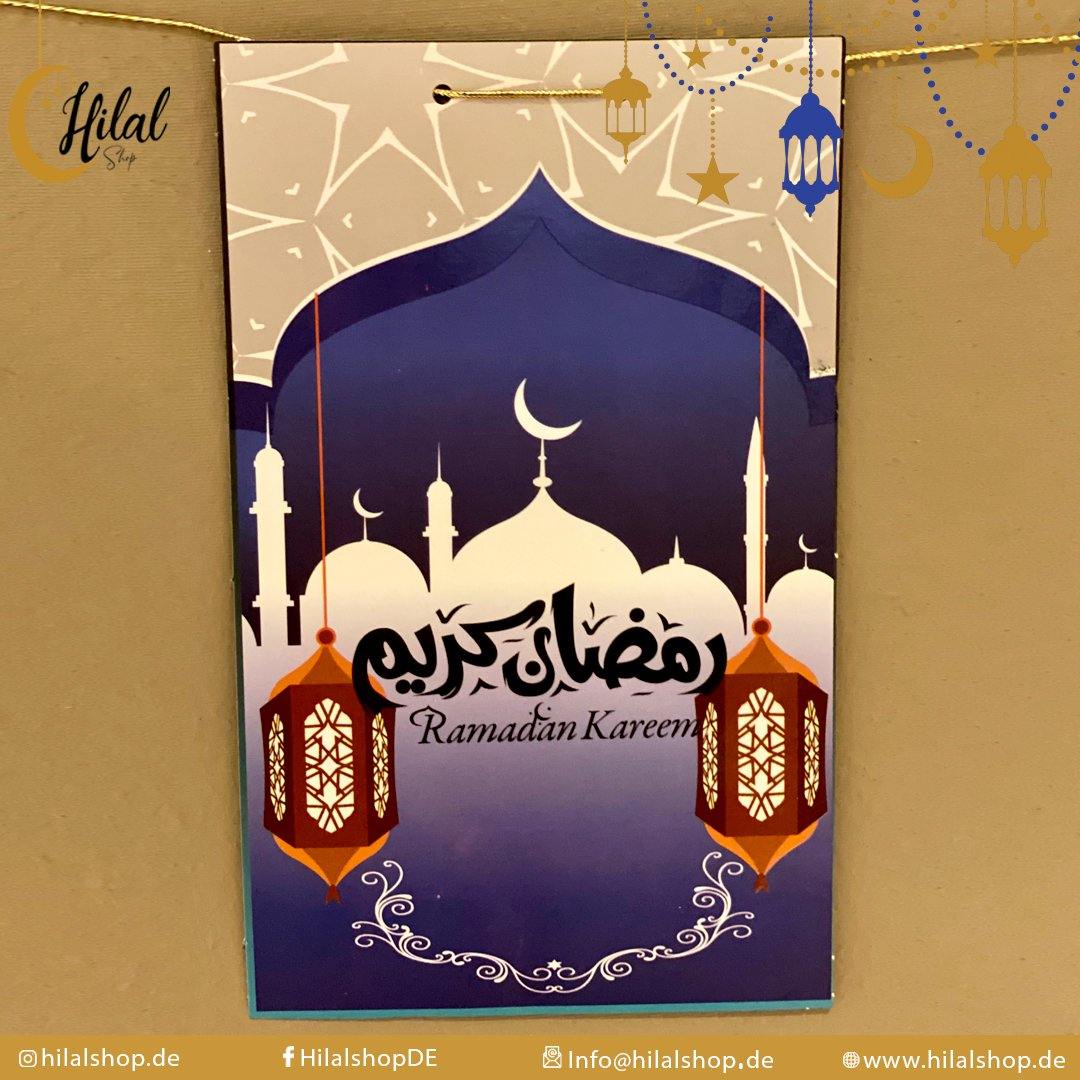 Ramadan Banner dreisprachig - Hilalshop.de