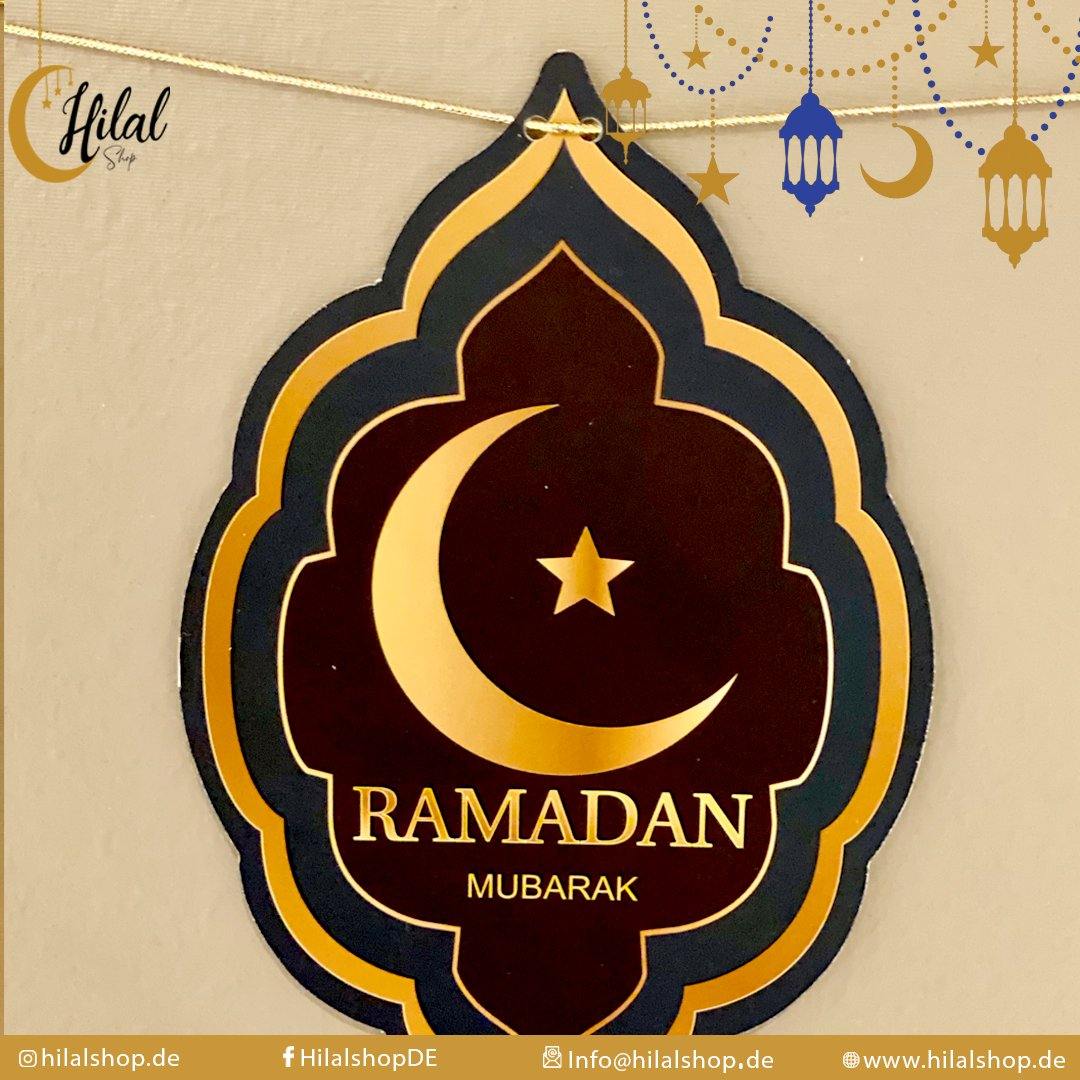 Ramadan Banner dreisprachig - Hilalshop.de