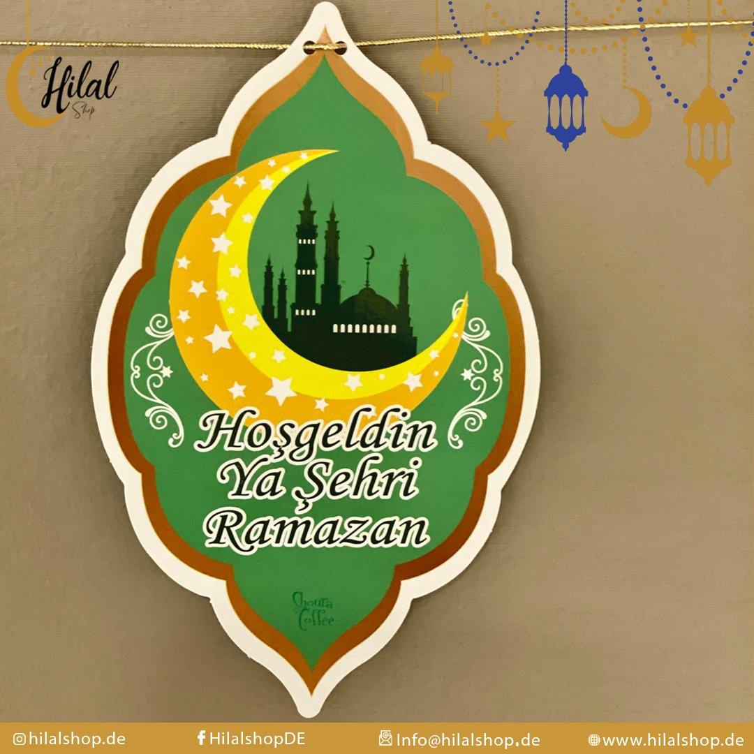 Ramadan Banner dreisprachig - Hilalshop.de