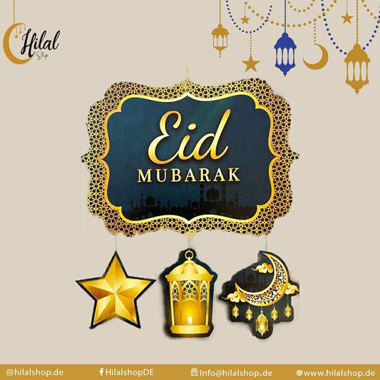 Eid Mubarak Aufhänger - Hilalshop.de