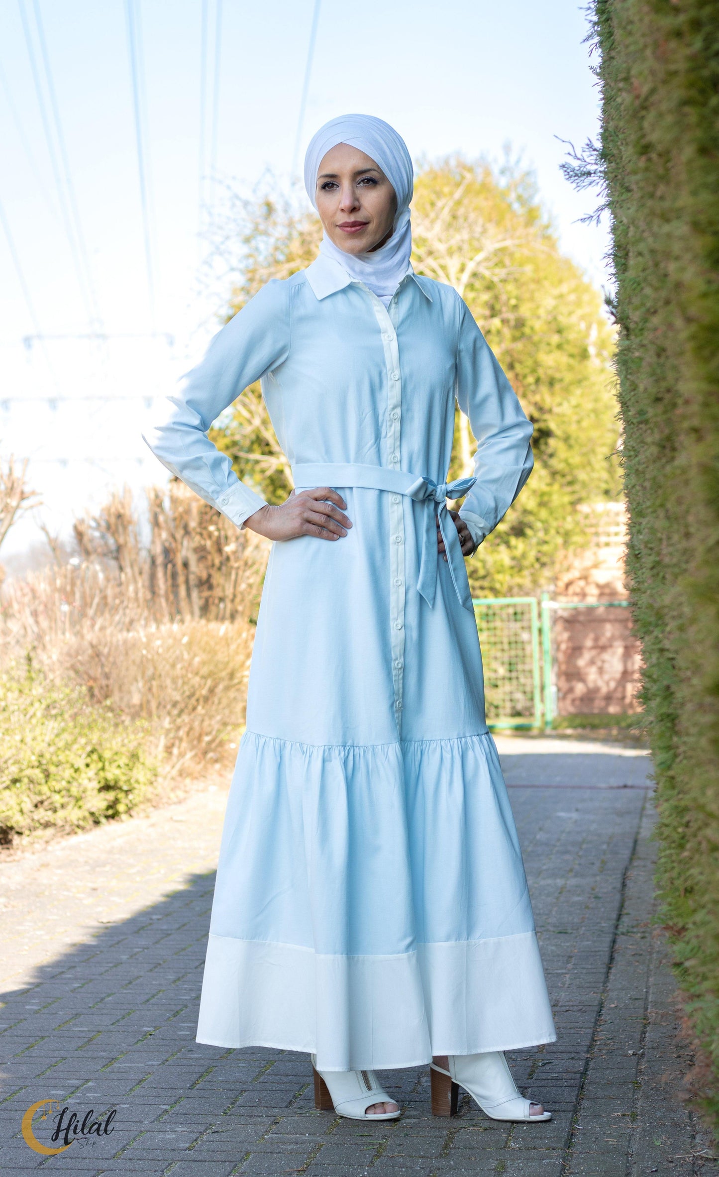 Hemdblusen Sommerkleid - Hilalshop.de