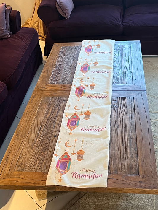 Table runner for Ramadan 