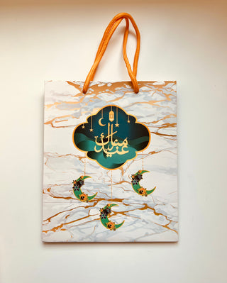 Pack de 3 sacs cadeaux Eid Mubarak grands 