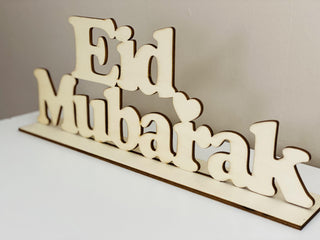 Eid Mubarak Aufsteller zum ausmalen - Hilalshop.de